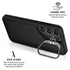 Black Brushed Steel Texture Galaxy S24 FE Kickstand Case